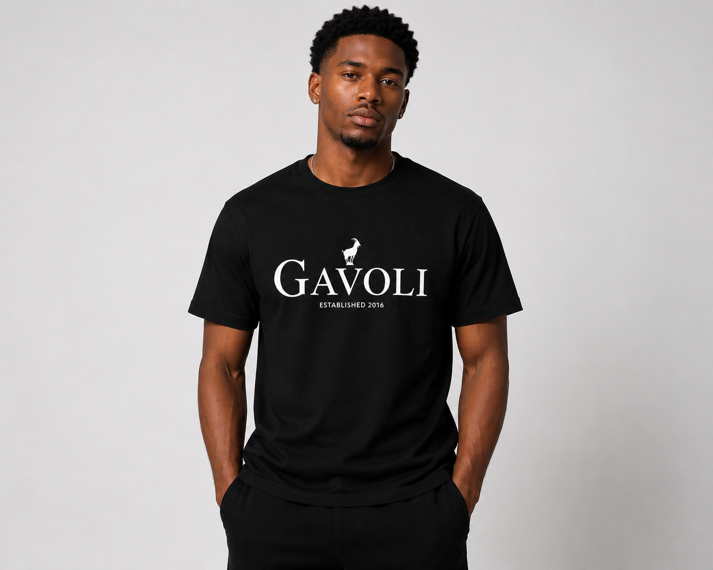 GAVOLI Established Tee – Black