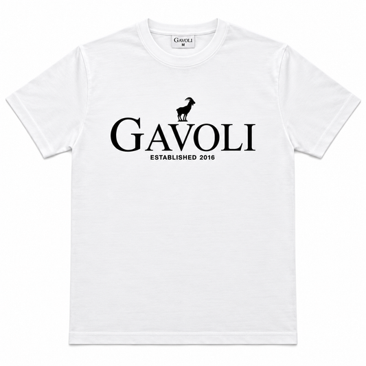 GAVOLI Established Tee - White