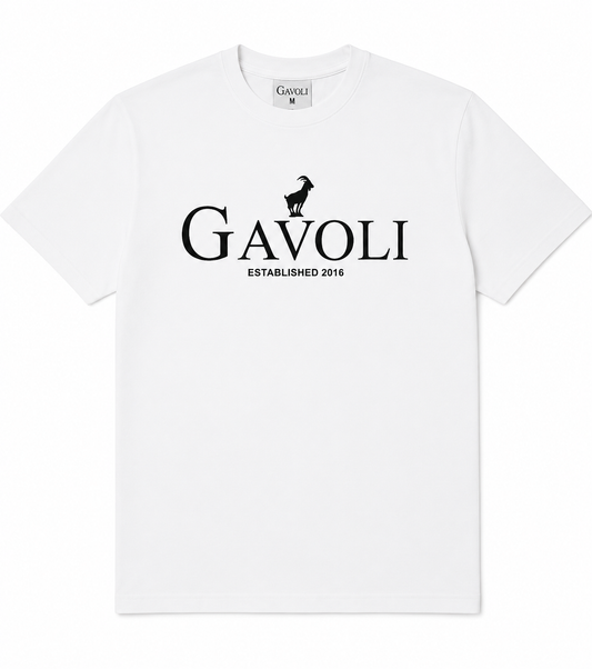 GAVOLI Established Tee - White