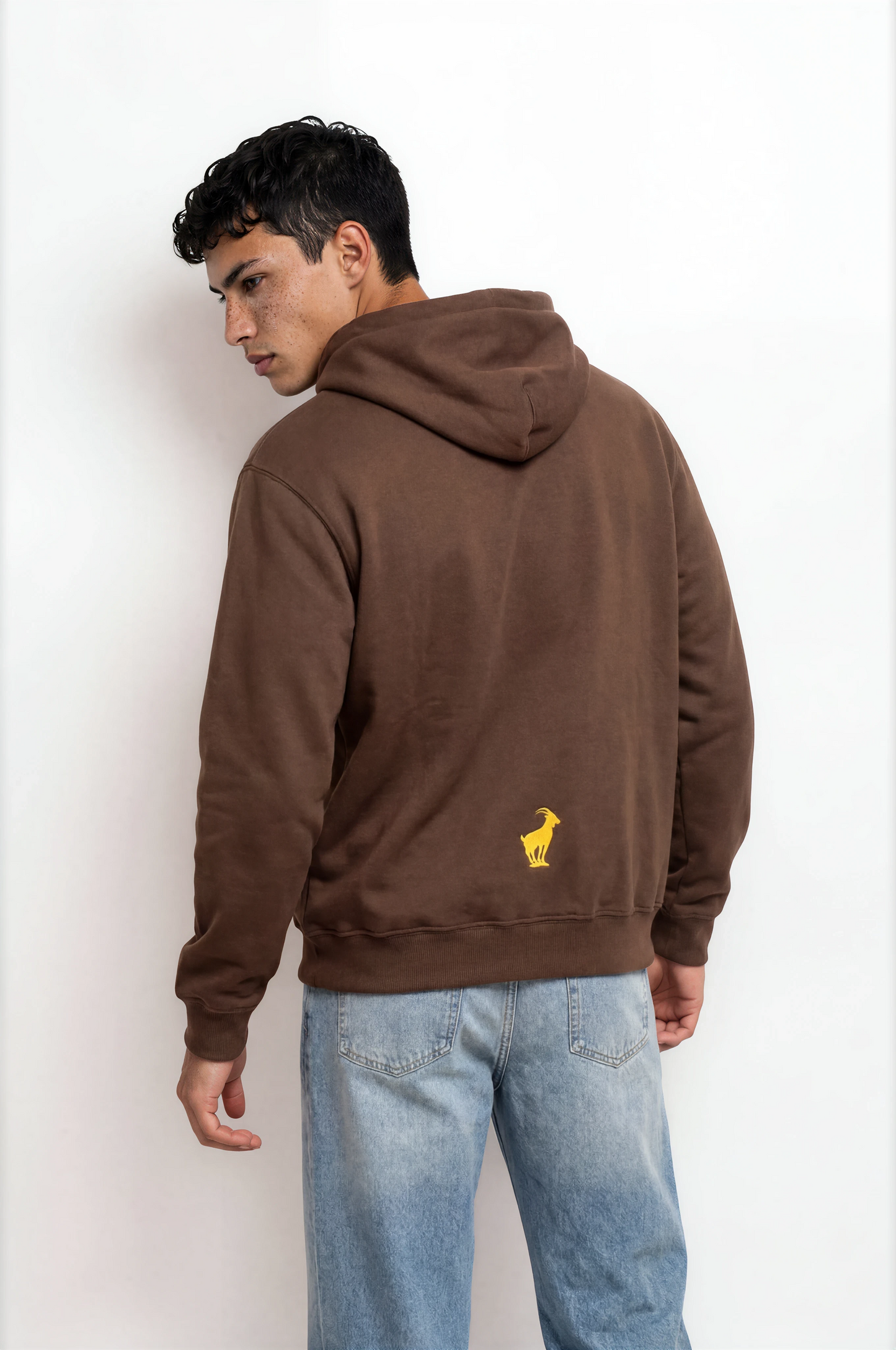 GAVOLI CLASSIC HOODIE DARK BROWN