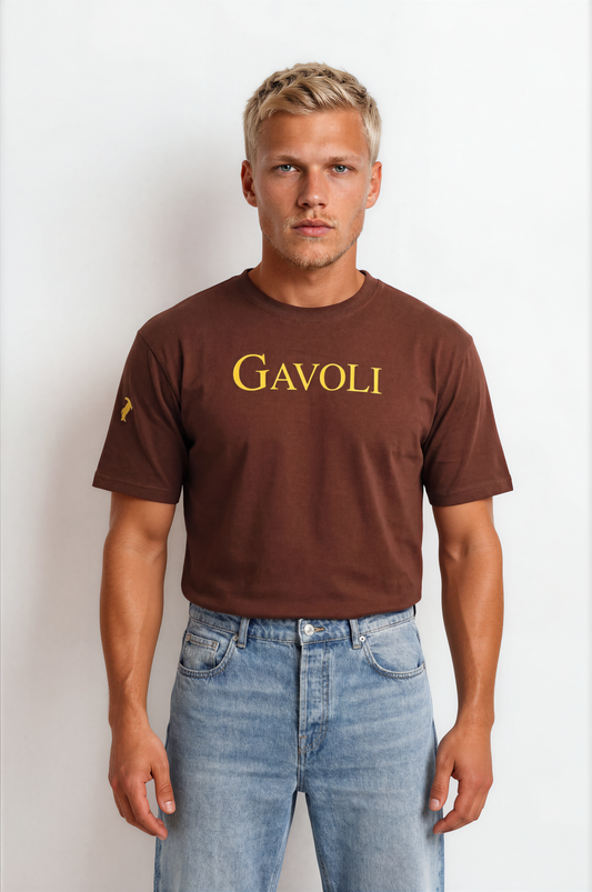 GAVOLI CLASSIC TEE BROWN