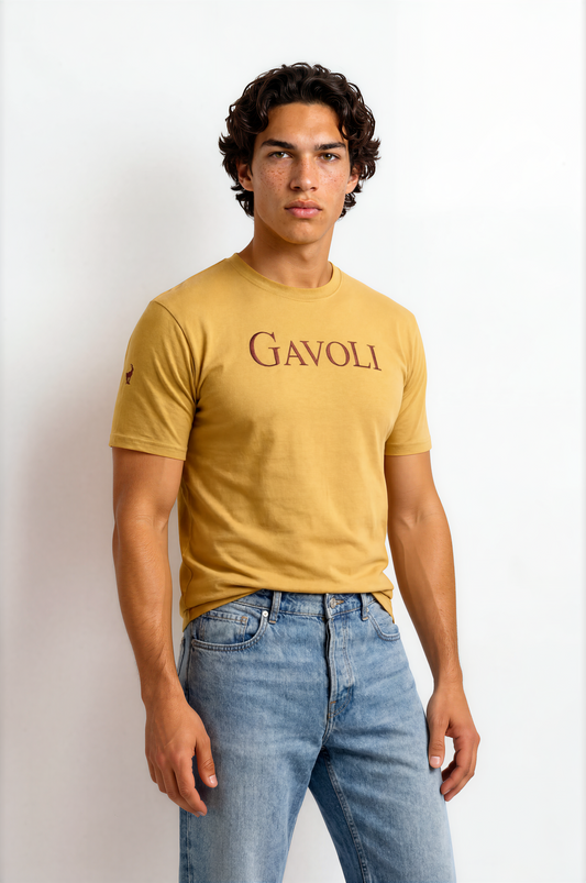 GAVOLI CLASSIC TEE LIGHT BROWN